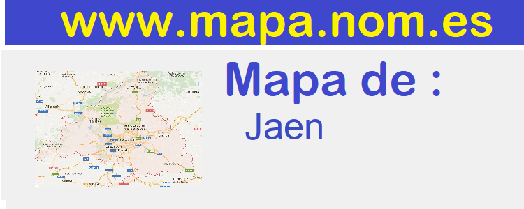 mapa de  Jaen